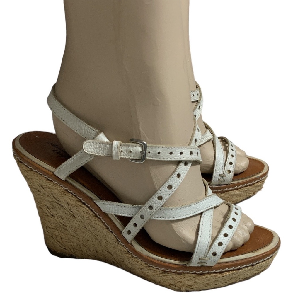 AMERICAN EAGLE White Platform Shoes Size 8
